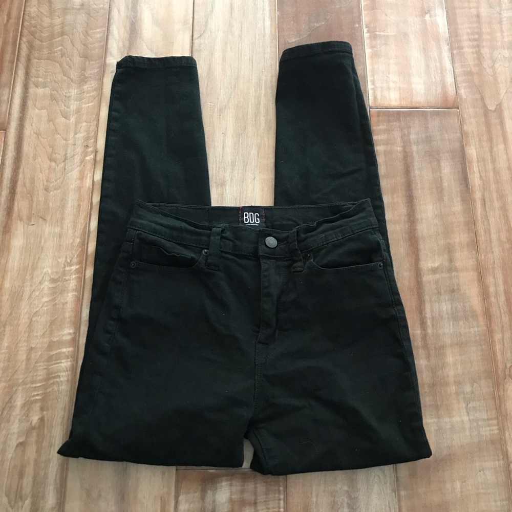 Black BDG skinny jeans